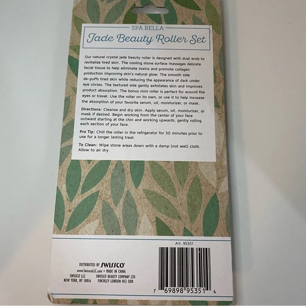 Spa Bella Jade Roller Set